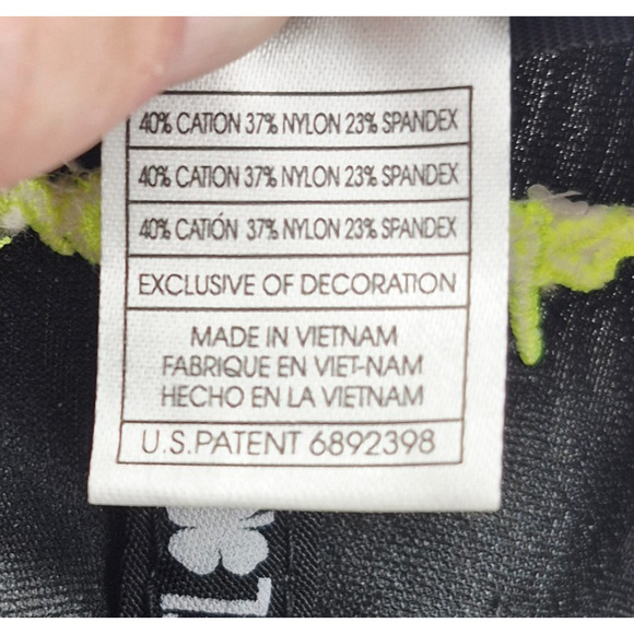 Black Clover Live Lucky Hat Cap Gray Yellow Logo Fitted L/XL Golf Club Wear - Picture 11 of 12